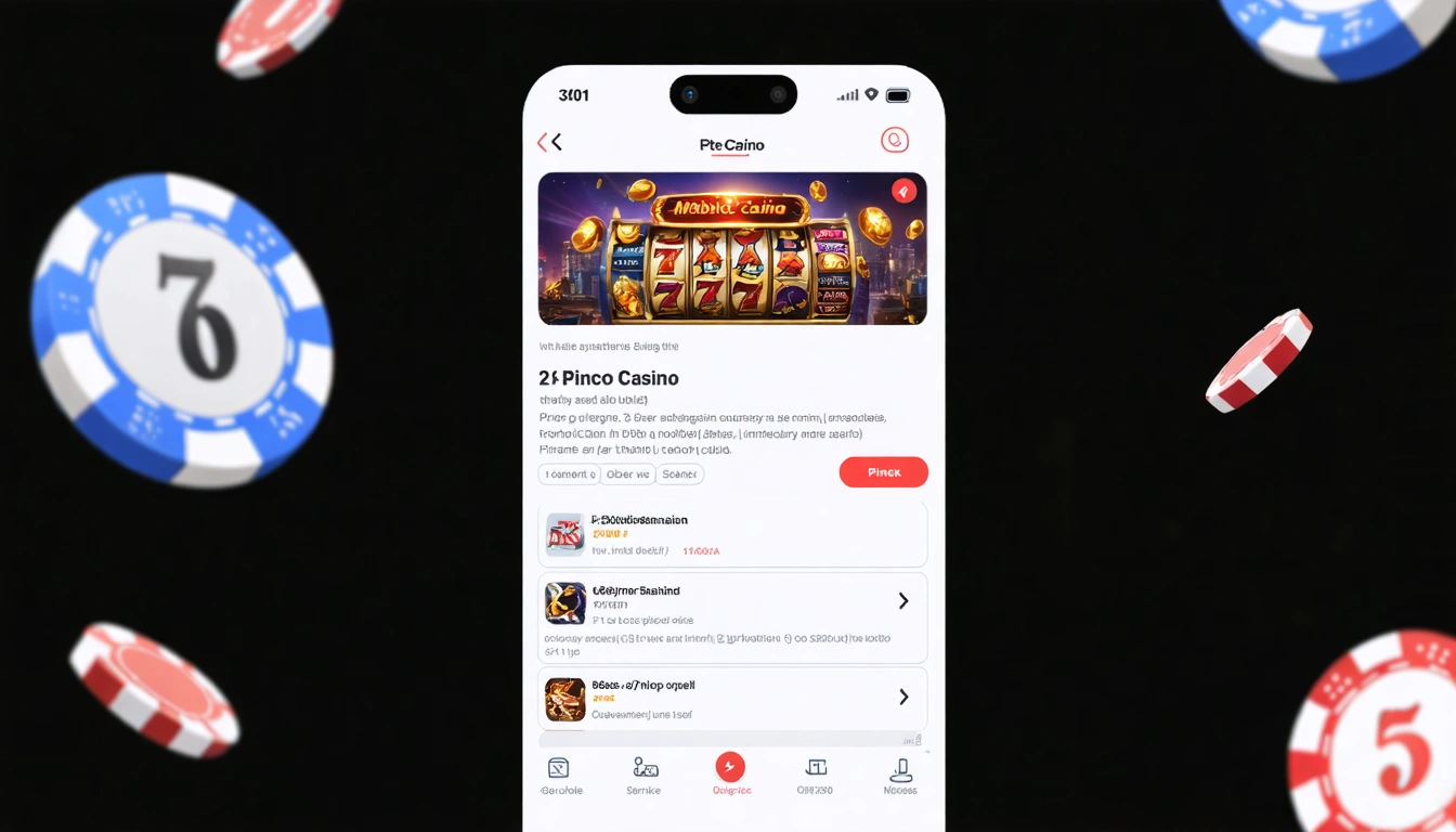 mobil tetbiq Pinco Casino